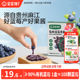 宝宝馋了有机蓝莓果酱150g热门商品无添加糖儿童吐司面包送宝宝婴儿辅食谱