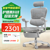 Ergonor保友金豪b雄鹰 人体工学椅 电脑椅 电竞椅办公椅子可躺老板椅 【金豪b雄鹰】银白网+躺舒宝