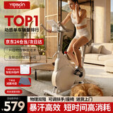 英尔健（yingerjian） 动感单车家用磁控智能健身车室内静音减肥健身房运动器材脚踏车 [标准款]物理阻力/竞速游戏