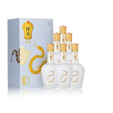 珍酒珍十五蛇第三代 生肖酒 53度酱香型白酒 500ml*6 收藏送礼