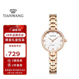 天王（TIAN WANG）手表女 生日礼物星辰系列钢带石英女表玫瑰金色LS31387P.P.W
