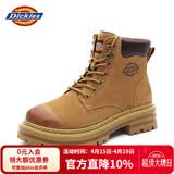 Dickies男士马丁靴高帮时尚男靴工装靴情侣靴男 土黄 38-男女款