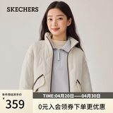 斯凯奇（Skechers）外套女款装新品2026年保暖棉服短款上衣L425W077
