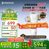滨特尔（pentair）前置过滤器大通量家用全屋自来水管道过滤器大流量净水器排行前十名水驱涡轮+反冲洗刮洗净水器 【上门安装】S160大通量-40μm