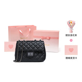 viney牛皮包包女包品牌链条包轻奢单肩斜挎包生日礼物高级感送女友老婆