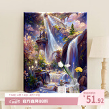 好久不见diy数字油画高难度填色画星河唯美治愈解压手绘油彩装饰画