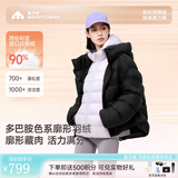 美力城暖天鹅泡芙鹅绒女装短款保暖外套休闲风潮流韩版新款108 钛金白 XS （80-100斤）