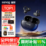 SANAG塞那Z50Ultra【云旗代言】耳夹式蓝牙耳机骨传导概念无线不入耳开放式运动跑步舒适长续航新年礼物 【咨询领优惠】银河黑丨影院级IMAX全景音