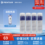 滨特尔（pentair） 净水器家用 前置10寸PP棉滤芯 简易更换 PP棉滤芯 10寸5μm通用 4只装