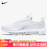 耐克男子休闲鞋AIR MAX 97运动鞋921826-101 白色 40 