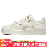 耐克NIKE女空军一号AF1 运动鞋FV3654-111帆白39