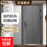 【京喜甄选】盼盼（Pan Pan）同款防盗门框门入户门进户门大门出租房门钢质安全门工程门推拉门通风门子母门 2050*960【单门-门开向咨询客服】 包邮包安装