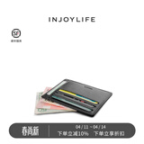 INJOYLIFE男士小钱包短款2022新款真皮钱夹驾驶证皮夹创意学生 黑色