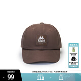 卡帕（Kappa）棒球帽情侣男女户外遮阳帽简约鸭舌帽K0EX8MB08