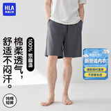 海澜之家睡裤男士五分裤纯棉百棉宽松舒适可外穿沙滩短裤家居裤