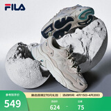 FILA斐乐女鞋跑步鞋情侣同款老爹鞋FILA MARS火星鞋男鞋休闲运动鞋 【女款】奶白/木薯粉-GT 36