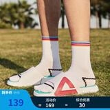 匹克态极拖鞋男鞋夏季外穿运动拖鞋篮球防滑凉拖女款户外沙滩鞋涉水鞋 【男款】撞色-大白/玫红 42