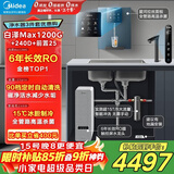美的（Midea）省芯直饮冷热净水器套装【白泽Max1200G+管线机240D+前置25pro】反渗透 家用壁挂式加热一体净饮机