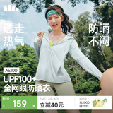 蕉下（beneunder）防晒衣女宽松透气夹克款便携轻量户外AS100初云蓝M