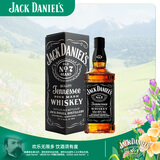 杰克丹尼（Jack Daniels）田纳西州威士忌  调和型洋酒 黑标礼盒 500ml*1 节日送礼