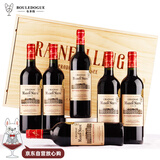 CANIS FAMILIARIS布多格法国原瓶进口红酒 珍藏2018年干红葡萄酒750ml*6支木箱装