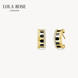 LOLA ROSE罗拉玫瑰拱门银耳钉耳环耳饰女气质生日礼物送女友