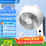 艾美特（AIRMATE）空气循环壁扇壁挂式电风扇家用商用转页扇餐厅宿舍食堂工业工程风扇大风量遥控墙壁风扇 FW23-R7