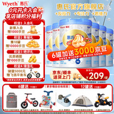 惠氏（Wyeth）【官方授权】铂臻儿童配方调制乳粉4段 瑞士原装进口新包装 4段780g*6罐