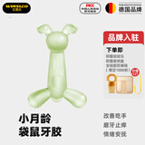 WINSLEO德国品牌吃手神器硅胶磨牙棒牙胶婴儿口欲期3-6个月7可防吃手咬胶 设计师款绿色+赠品