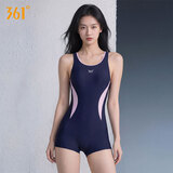 361°泳衣女连体平角2026新款游泳馆专用竞速泳装连体衣高级感女士泳衣