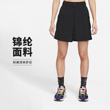 耐克女运动短裤 夏季 梭织 户外工装 宽松耐磨 DM6248-010 黑 L