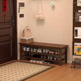 家逸实木换鞋凳鞋柜北欧家用鞋凳式鞋架进门口可坐穿鞋凳玄关试鞋凳子