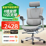 Ergonor保友优旗舰2代 高端人体工学椅电脑椅家用 电竞椅办公椅老板椅 银白网 整椅发货 送货上门