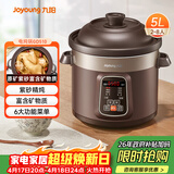 九阳（Joyoung）电炖锅电炖盅5L大容量紫砂预约电砂锅 多功能锅 智能定时精炖煮粥煲汤锅DG50Z-GD510