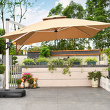 藤朝家具（Teng chao jia ju）藤朝户外遮阳伞庭院伞大太阳伞罗马伞室外露台花园摆摊户外伞 升级特价款|2.5米+160斤水箱