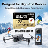 晶仕微TF卡适用于影石Ace pro相机专用高速v30性能卡无人机X3/X4/X5全景运动相机存储卡支持录制8K 实际容量107GB-360全景无人机/运动相机 TF卡 +  TF读卡器