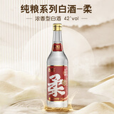 北大荒柔 浓香42度 500ml*6 箱装  纯粮白酒 纯粮酿造 高粱白 浓香型 