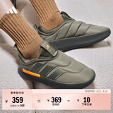 adidas ADIPUFF面包鞋柔软舒适保暖棉鞋秋冬阿迪达斯官方轻运动   橄榄绿/草绿色/棕色（推荐选大半码）   42
