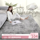 梦蜓长绒丝毛客厅地毯茶几卧室飘窗床边毯垫 160*230cm