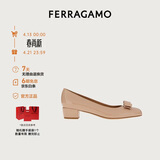 菲拉格慕（Ferragamo）女士Vara蝴蝶结高跟鞋 0753641_1D _ 80 礼物送女友