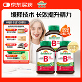 健美生（Jamieson）维生素B族复合片（缓释型）-100mg 60粒*3瓶周期装提精力