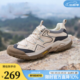 骆驼（CAMEL）【踏山】户外登山鞋男秋冬新款透气舒适徒步男鞋运动工装鞋子 G14S342046 杏色 【四季款】 39