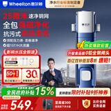 惠尔顿（WHEELTON）前置过滤器自动清洗超15T大通量不锈钢防冻防爆25微米全屋家用净水器滤水器钢盾P0038Ultra