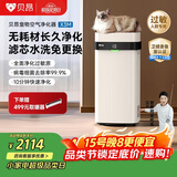 贝昂无耗材空气净化器专业除过敏原消毒杀菌除甲醛除烟味家用空气消毒机除过敏原认证X3M