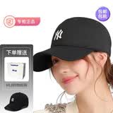 MLB男女复古可调节软顶运动棒球帽休闲遮阳鸭舌帽情侣CP77/CP66 炭灰色NY小标【CP77-50CGS】 均码