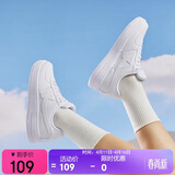 特步情侣男女板鞋小白鞋空军一号春夏透气耐磨百搭运动板鞋休闲鞋