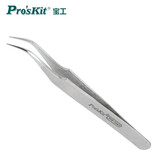 宝工（Pro'sKit）不锈钢防磁长尖镊子电子维修专用 (140mm) 1PK-105T 120mm不锈钢防磁弯尖镊子（1PK-104T）