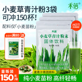 禾蓓小麦草青汁粉150克新鲜破壁小麦苗粉 小麦若叶清汁 麦青汁青团粉 3袋装更划算