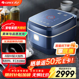 大松（TOSOT）【董姐同款】铸铁电饭煲真0涂层电饭锅4-6人黑金赤焰釜铁锅家用微压力多功能电饭煲4升IH加热4015C