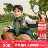 迪士尼（DISNEY）童装儿童男童三合一外套保暖防风防小雨上衣24春秋DB311IE19绿150